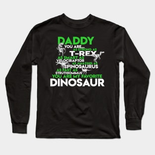 Daddy Dinosaur Long Sleeve T-Shirt